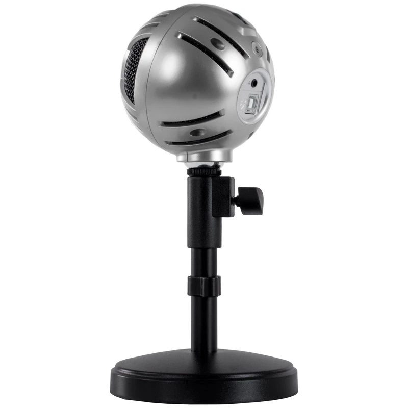 Arozzi Sfera microfono da tavolo, USB - cromato