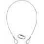 Cavo di sicurezza EUROLITE A 3x600mm fino a 5kg, argento (58010310)