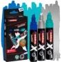 Set di pennarelli Edding 4-6900-3-1 — 3 pezzi, punta 2,0–10,0 mm, colori assortiti
