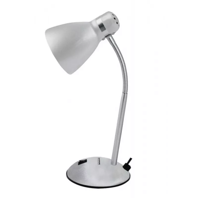 Lampada da tavolo Esperanza ELD113S E27 12 W LED argento