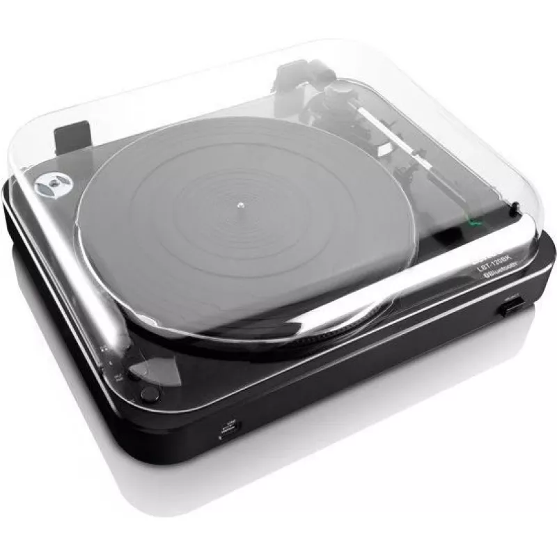 Giradischi a trasmissione a cinghia Lenco LBT-120BK nero semiautomatico