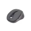 Mouse ottico wireless Bluetooth GEMBIRD MUSWB2 — per destrimani, 1600 DPI, 6 tasti, nero/grigio, batterie AAA