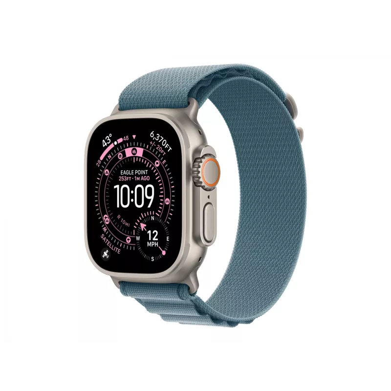 Cinturino Apple MFTJ4ZM/A accessorio smartwatch blu titanio poliestere spandex