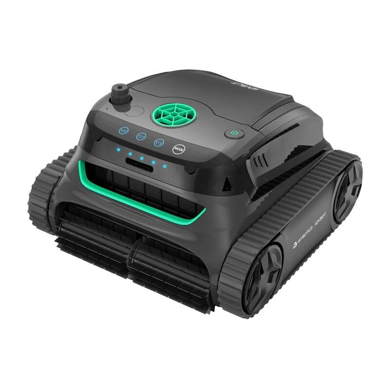 Robot per pulizia piscina Wybot S2 con funzionamento wireless, navigazione avanzata e forte aspirazione