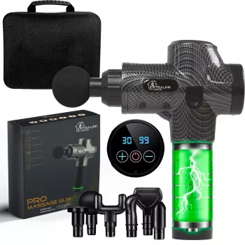 Pistola massaggiante Extralink MSG-01-PRO 3800 giri/min 6 accessori