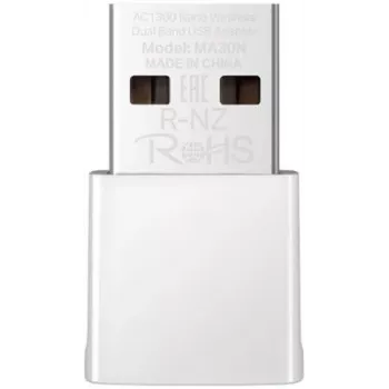 Adattatore USB di rete MERCUSYS MA30N — Wi-Fi dual band (2,4/5 GHz), 400/867 Mbit/s, USB 2.0, antenna interna, bianco