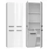 Topeshop NEL 1K DD armadietto bagno in bianco lucido