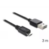 Cavo USB DeLOCK EASY-USB 2.0-A - USB 2.0 Micro-B 3 m
