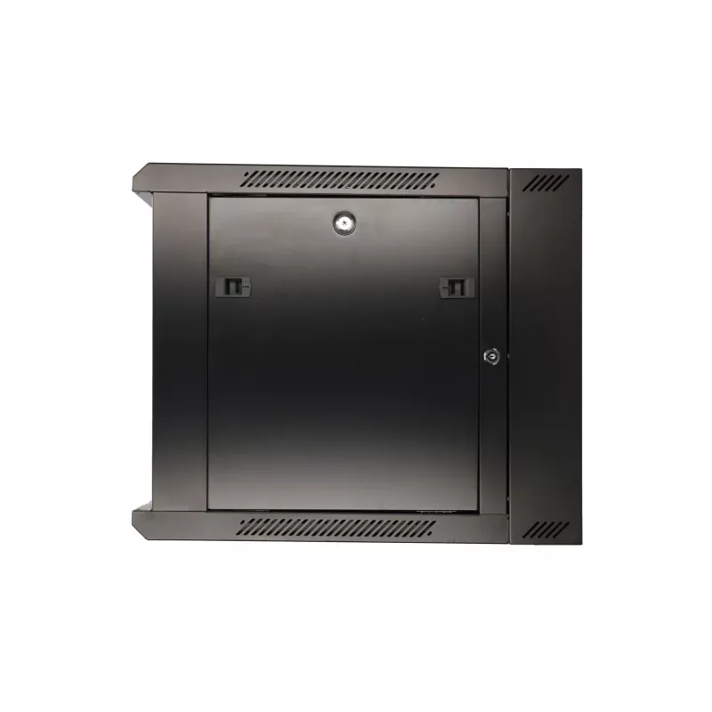 Extralink case rack 9U 600x600 AZH nero a parete, tipo oscillante