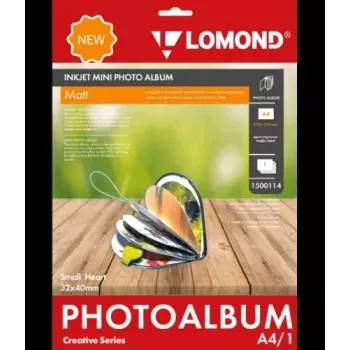 Mini album inkjet Lomond Small Heart opaco 32x40 mm (piccolo)