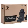 Sedia da gaming Deltaco DC130 Soft Woven Mesh nera (GAM-180)