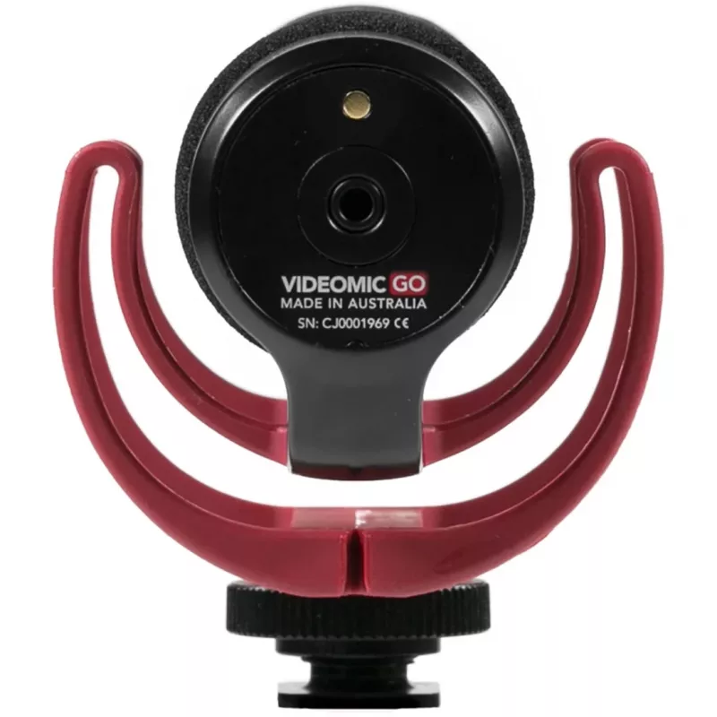 VideoMic GO, microfono nero/rosso