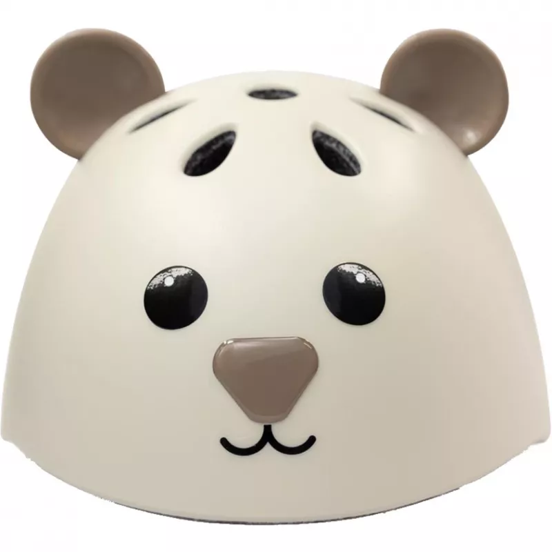 Casco per bambini HUDORA Beary moka, misura 48–52 cm