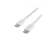 Cavo intrecciato USB-C a USB-C 1m bianco