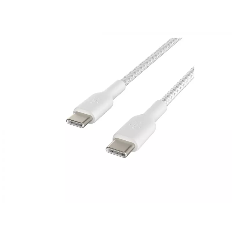 Cavo intrecciato USB-C a USB-C 1m bianco