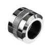 Connettore Alphacool Eiszapfen Pro per tubo rigido 16 mm raccordo G1/4, confezione da 6 - cromato