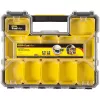 Stanley 1-97-519 cassetta per piccole parti/utensili nero, trasparente, giallo