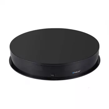 Piatto rotante elettrico Puluz PU3049B 30 cm USB nero – piatto espositore motorizzato