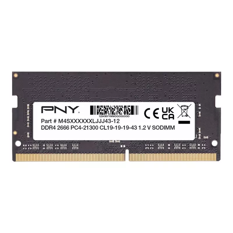 Memoria PNY DDR4 SO-DIMM 8GB 2666