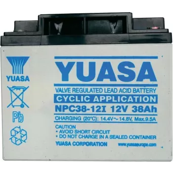 Batteria al piombo-acido Yuasa NPC38-12 12V 38Ah