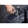 Rasoio a lamina Panasonic ES-LV69 nero argento acciaio inox litio-ione
