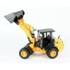Bruder 02485 CAT pala gommata articolata compatta, modellino di veicolo giocattolo, in plastica