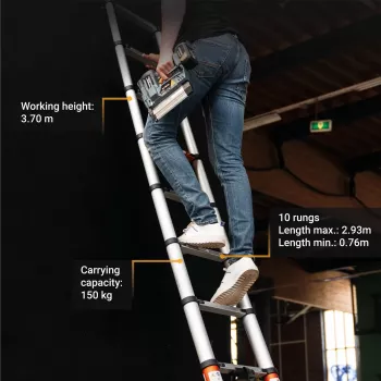 Scala telescopica Batavia B.V. Giraffe AIR 2,93 m — scala estensibile compatta