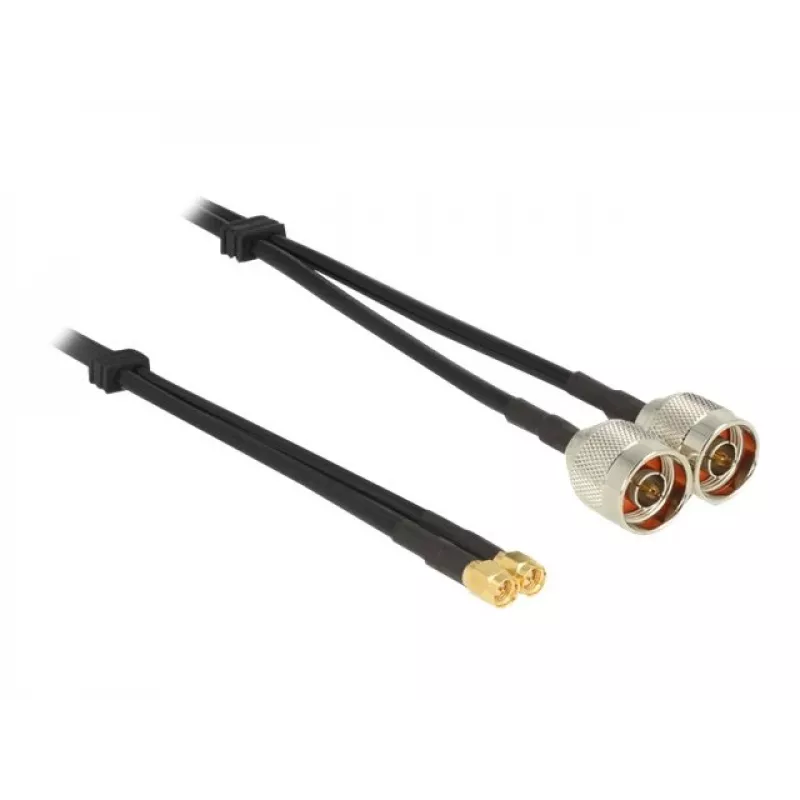 Cavo coassiale DeLOCK 89467 RG-58 5 m 2x connettore N 2x connettore SMA nero