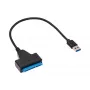 Cavo adattatore SATA a USB-A 3.0 Akyga AK-CA-86 per unità da 2,5 pollici, 0,3 m, nero