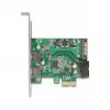 Scheda DeLOCK PCI Express x1 con 2 x USB 3.2 Gen 1 Type-A + 1 x header interno a 19 pin