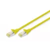 Cavo patch Digitus CAT 6A S/FTP DK-1644-A-0025/Y 0,25 m giallo