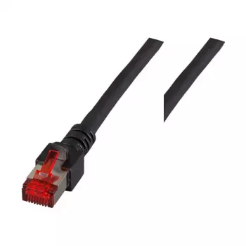 Cavo patch RJ45 EFB-Elektronik Cat.6 S/FTP LSZH nero 1,5m