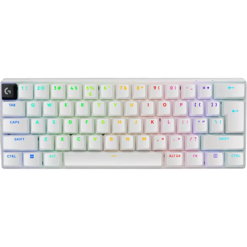 Tastiera gaming Logitech G PRO X 60 USB RF wireless Bluetooth QWERTY US International bianco