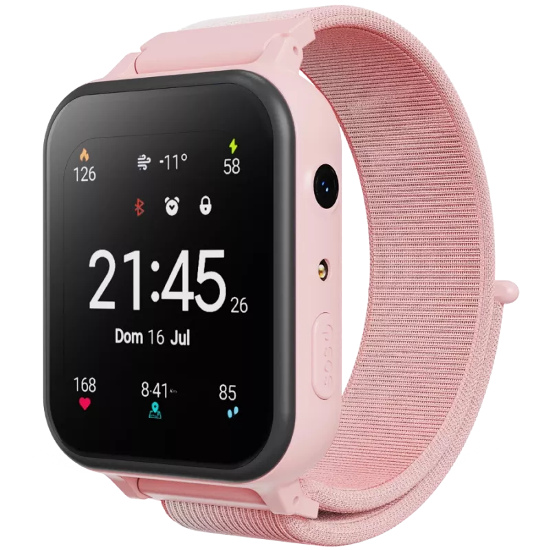 CANYON orologio per bambini Alfie KW-37 MP3 Study&Game rosa