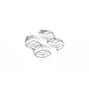 Protezione eliche per droni DJI, modello CP.FP.00000300.01, grigio, confezione da 2