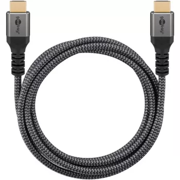 Goobay 64999 Cavo HDMI 0,5 m HDMI Tipo A (standard) grigio (64999)