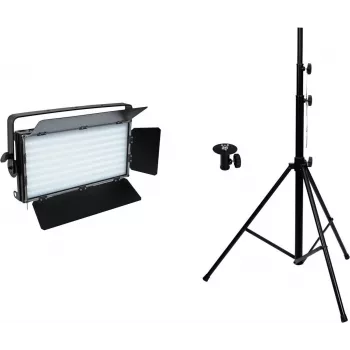 Set LED EUROLITE PLL-480 CW/WW con stativo – luce da palco/ambiente, regolabile bianco freddo e caldo