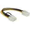 Cavo di alimentazione interno DeLOCK 83775 0,2 m PCI-E 8-Pin a 6-Pin