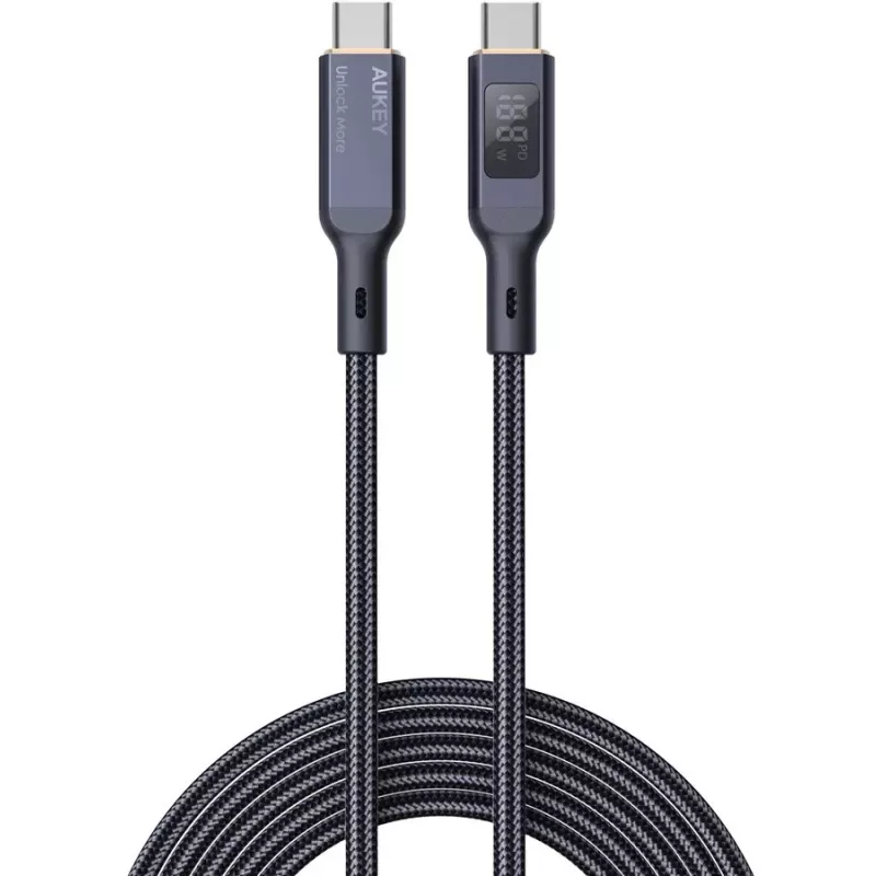 Cavo USB AUKEY CB-MCC102 1,8 m USB-C nero 480 Gbit/s