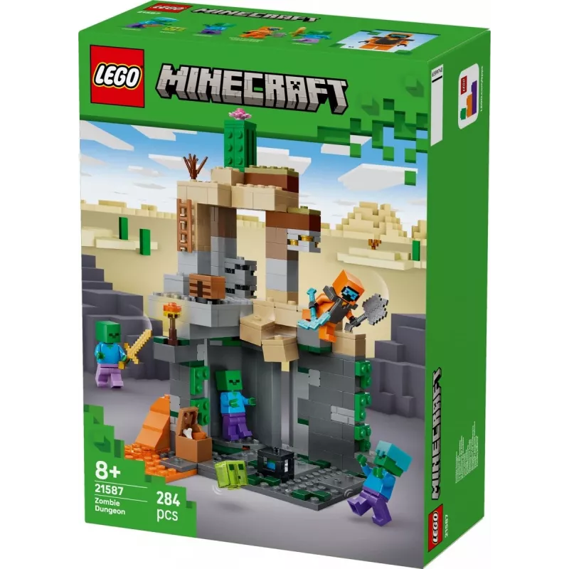 LEGO MINECRAFT 21587 Dungeon degli zombie