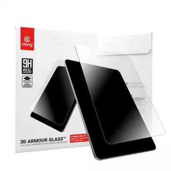 Vetro temperato protezione display Crong per iPad 13 M3 / iPad Air 13 M2, durezza 9H