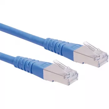 Cavo di rete ROLINE S/FTP (PiMF) patch RJ-45 Cat.6 10,0 m blu