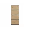 Comodino ALMA, antracite/rovere artisan