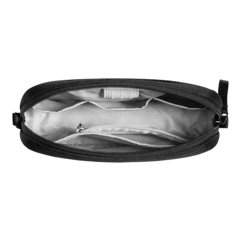 Borsa accessori Tomtoc Light-T12 di Tomtoc (nero) — organizer compatto per cavi e piccoli accessori