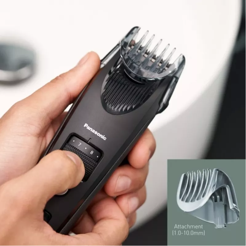 Rifinitore per barba Panasonic ER-SB40-K803 — 0,5–10 mm, 19 livelli, Li-Ion, wireless/rete, nero