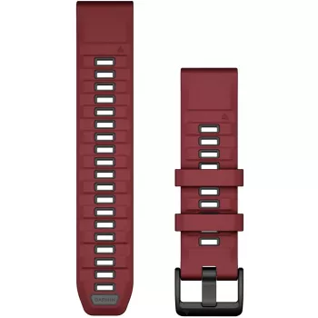 Cinturino Garmin QuickFit 010-13392-06 graphite rosso
