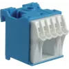 Hager KN06N blocco di collegamento blu - bianco (KN06N)