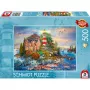 Leuchtturm am Felsen, puzzle 500 pezzi