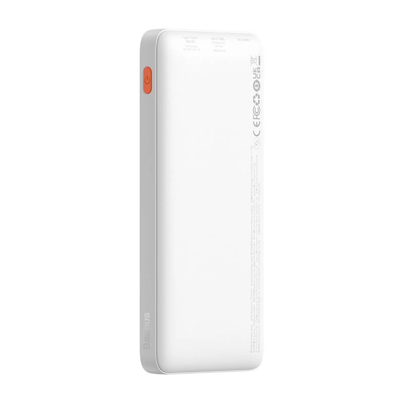 Powerbank Baseus Airpow litio-polimero 10000 mAh 20 W bianco
