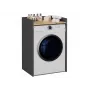 Top e Shop POLA armadio per lavanderia per lavatrice – antracite / rovere artisan